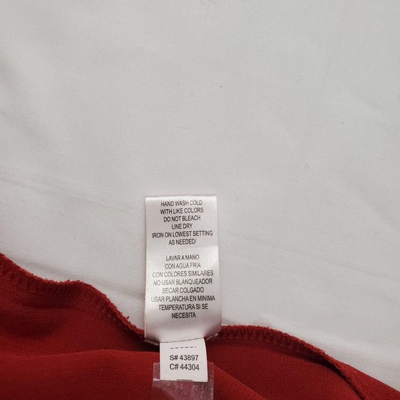 Sandra Darren Women’s Ruffle Front V-Neck Cap Sleeve Sheath Dress Size 8 - Picture 12 of 13